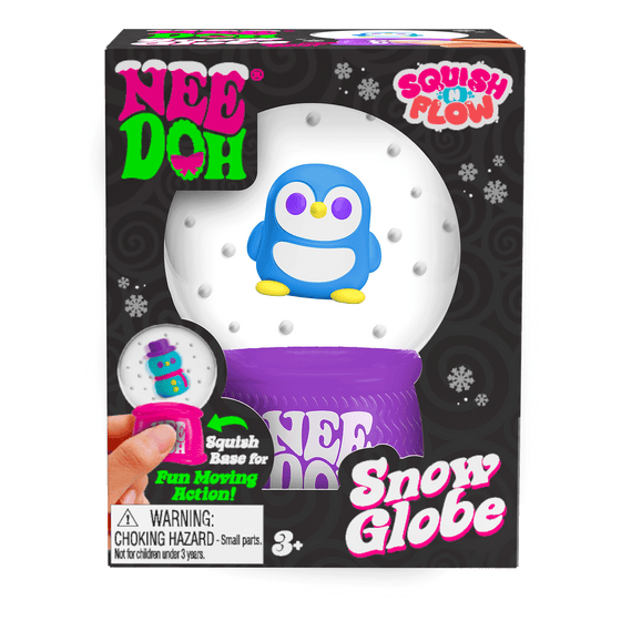 NeeDoh Squish N Flow Snow Globe 4VBM